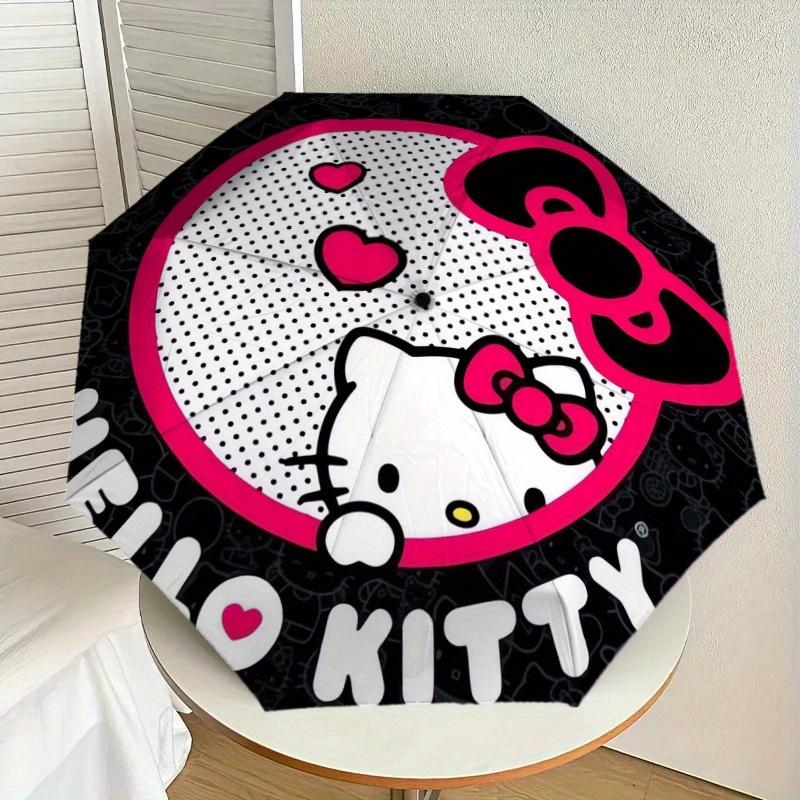 1pc Hello Kitty Sticker Umbrella with Plastic Handle,Suitable for All Seasons Home Travel Outdoor UmbrellaSanlio591