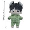 Casual Cotton Doll Clothes T-shirt Set Doll Clothes Outfit Plush Doll Clothes  20cm Cotton Doll