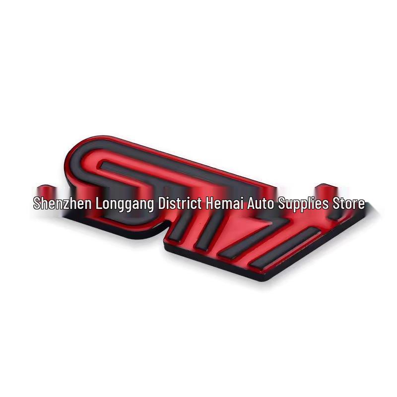Subaru Impreza Legacy Forester STI Car Metal Emblem - Decorative Grille & Rear Tail Badge