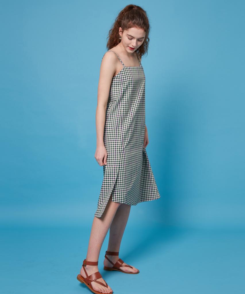 Illoil Double String Dress - Green
