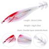 6Pcs 10cm 10g Freshwater Saltwater Fishing Jig Hard Octopuses Jig Fishing Squid Jig Lures Jig Squid Fishing Lures Baits