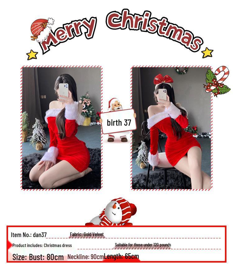 2023 Weihnachtsmann Weihnachtskostüm und Cosplay-Outfit-Set