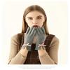 Thick Plush Full Finger Mittens Fleece Winter Gloves New Furry Warm Mitts  Women