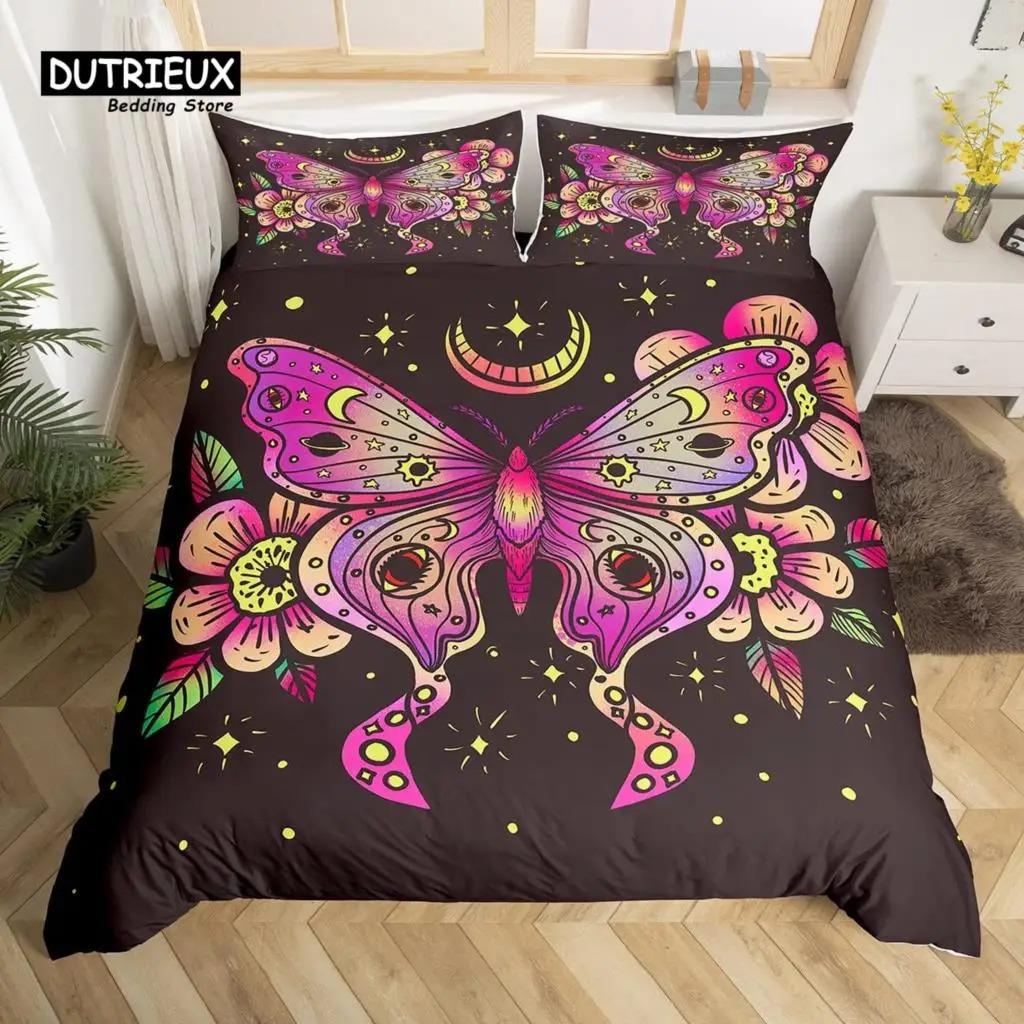 Bohemian Mandala Duvet Cover Set 3pcs Soft Comfortable Breathable Bedding For Bedroom Decor