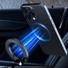 Vacuum Suction Car Phone Holder 360-degree Rotation Foldable Phone Stand Automatic Magnetic Adhesive Mount for Dashboard Desk Glass