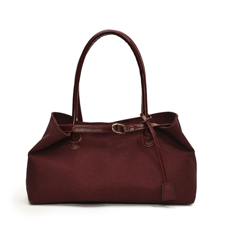 

Ретро замшевая сумка для поездок на работу женская новая модная сумка-тоут повседневная большая вместимость сумка под мышку