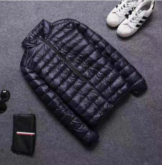 

Мужская легкая пуховая хлопковая куртка с капюшоном - Короткий стиль, Большой размер, Зимнее пальто с воротником-стойкой, Тренд 3XL