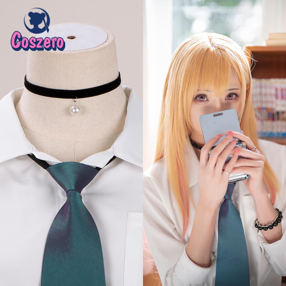 Marin Kitagawa Cosplay My Dress Up Sevgilim Kostüm JK okul üniforması Etek Kıyafetler Cadılar Bayramı Karnaval