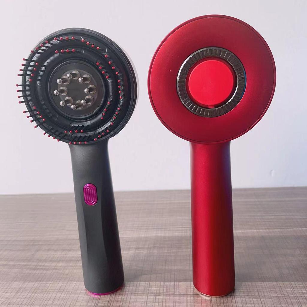 Electric Scalp Massage Comb: Red Light Hair Care & Growth, Anti-Hair Loss, Multifunctional Liquid Guiding Comb for Home Use.