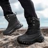 39-48 Winter Men's Large Size Winter Plus Velvet Thickening Warm Snow Cotton Shoes Snow Boots