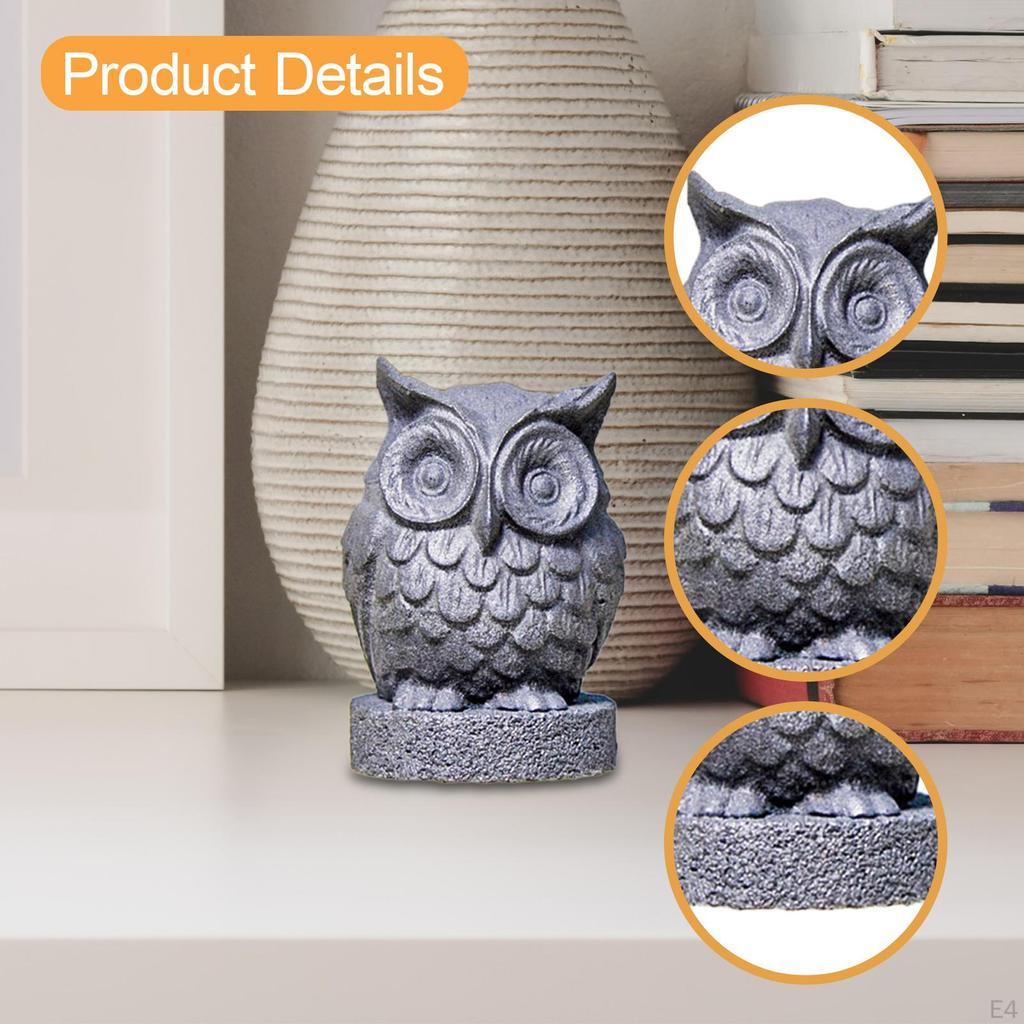 Eulenfigur Tierfigur Dekoration Ornament Schreibtischdekoration Klein für TV-Schrank Bücherregal