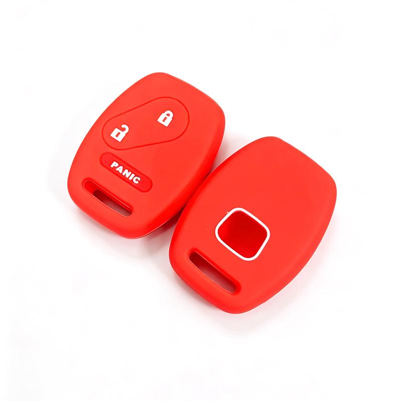 Compatible Honda CR-V Key Fob Soft Rubber Full Coverage 3/4 Button Remote Cover