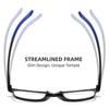 Men's New Square Frame High-definition Anti-blue Light Reading Glasses Neutral Fashion Luxury Ultra-light TR90 Reading Glasses