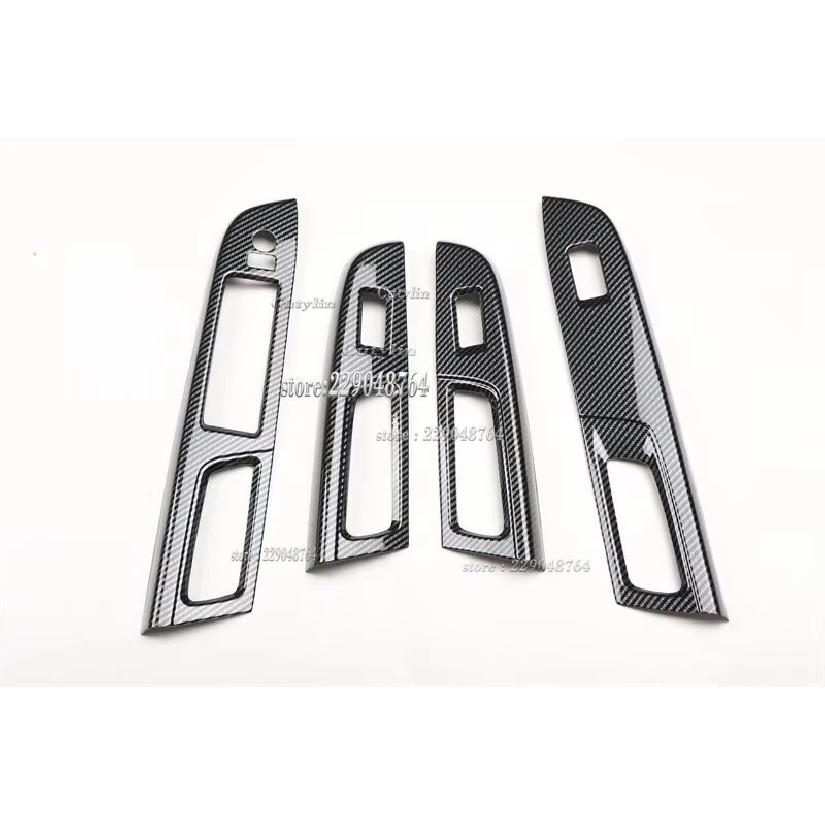 LHD RHD For subaru WRX WRX STi 2014- ABS Window Switch Panel Cover Trim Armrest Panel Lift Button Decoration Styling