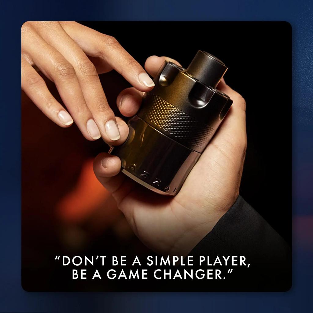 Azzaro The Most Wanted Intense Eau de Parfum — Ein langanhaltender, intensiver Duft, der Noten von Kardamom-Karamell und Amberholz vereint.