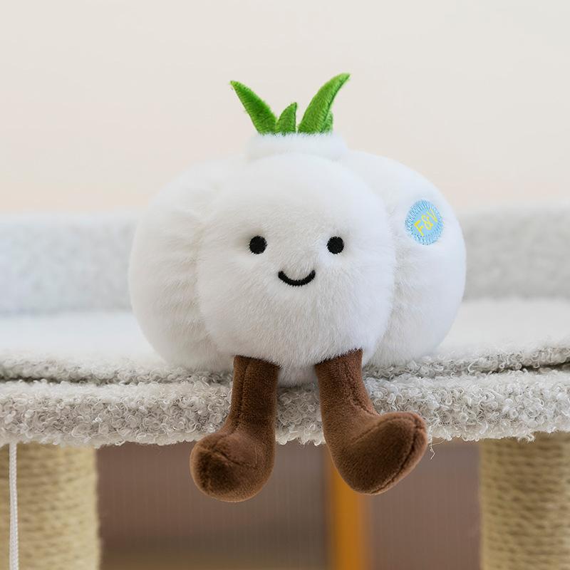 Fun Simulated Mushroom Plush Toy Cute Vegetable Table with Ornaments Carrot Corn Doll Children's Gift