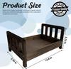 Newborn Photography Props Children's Wooden Bed  Baby Accessories Keepsakes Souvenirs Photos Studio Pictures for Infant Boy Girl