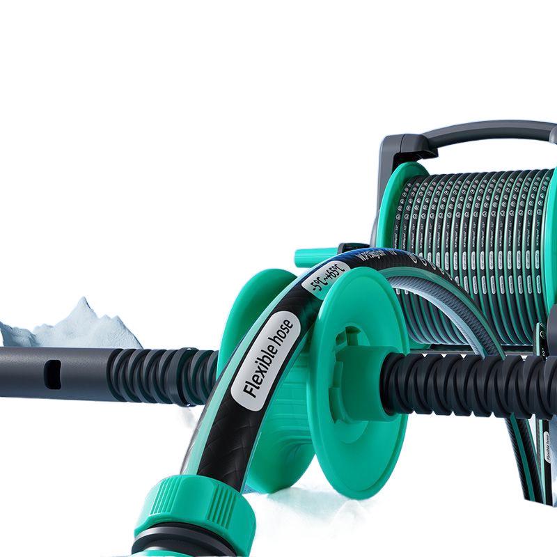 High-Pressure Car Wash Spray Head with Brush & Soft Hose