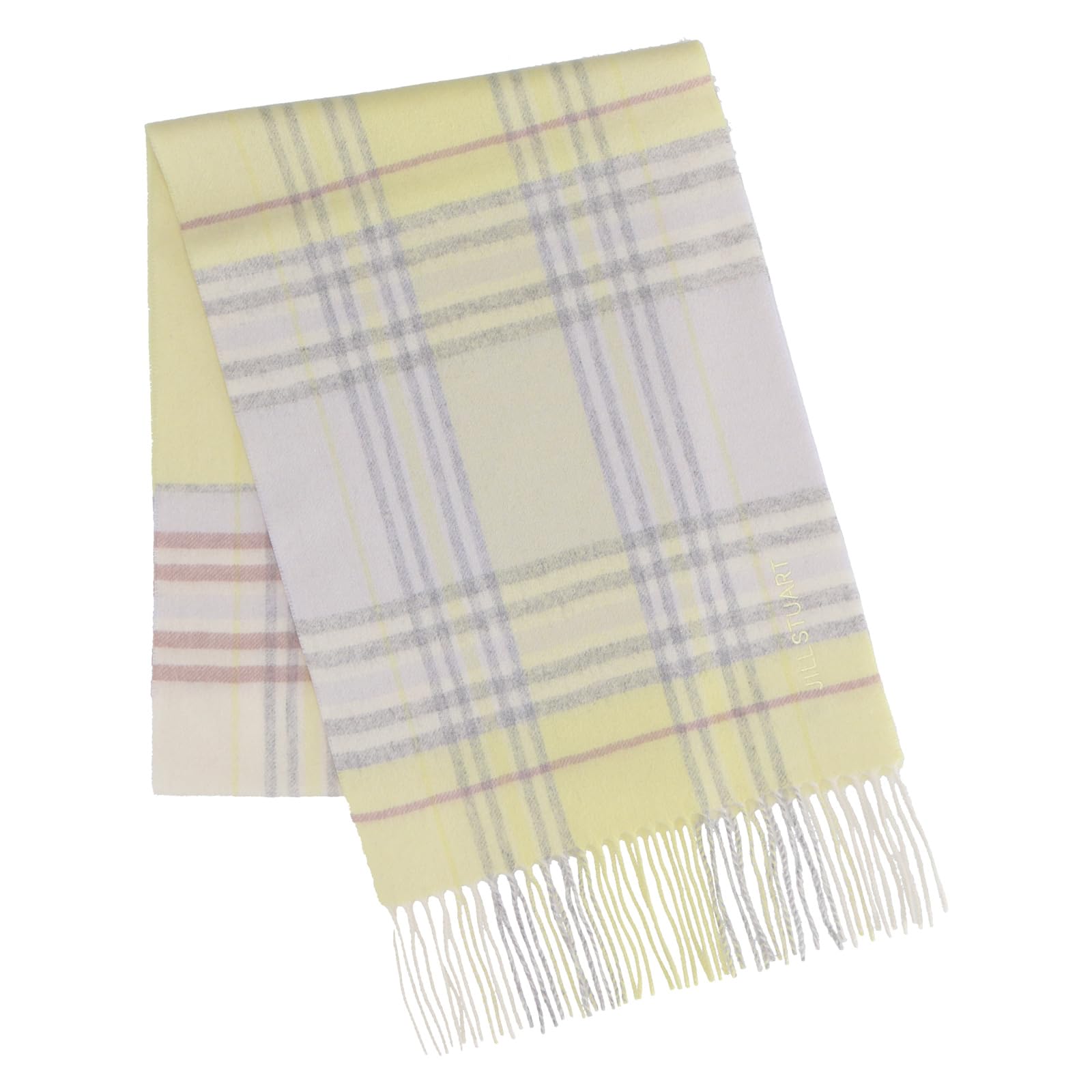 

Women s Washable Cashmere Check Scarf (60115022) in Yellow (60115022B)