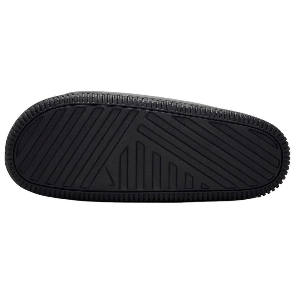 Nike Calm Slide Round Head Comfortable Silent Non-Slip Odor-Resistant Slide Sandals Men Sandals Black HM5072-001