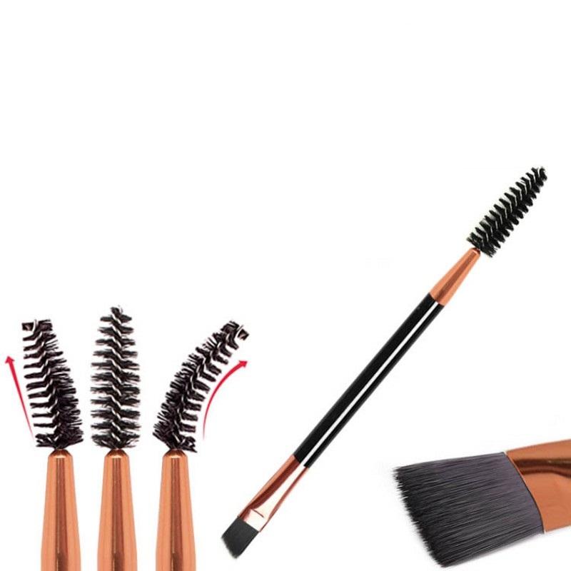 Angled Eyebrow Brush And Eyelash Brush