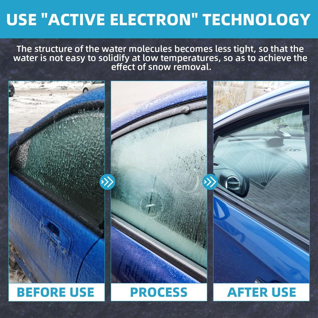 RAYHONG Car Snow Removal Tool Car Window Glass Ice Snow Remover Anti Freeze Device Winter Deicing Device Freeze Prevention for Car