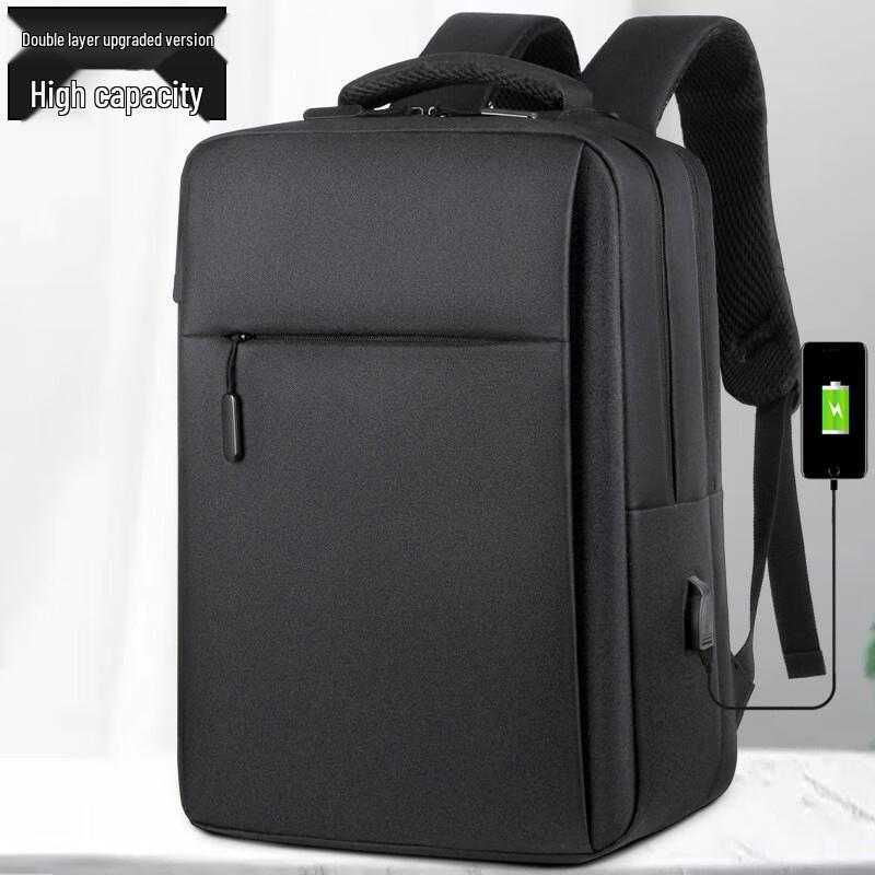 Hufeng Large Capacity Double-Layer Laptop Backpack