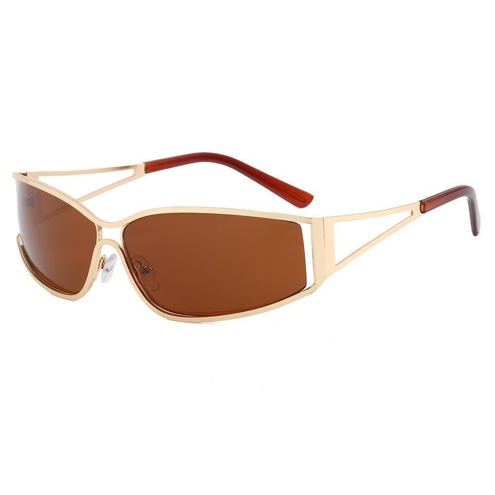 Retro Small Face Cut-Out Sunglasses - European & American Street Style Sunshades