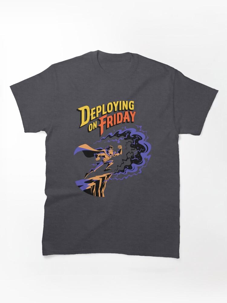 Portal Hero Jumping Into Portal Void Classic T-Shirt