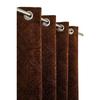 @ 5 Feet Velvet Curtain For Window Brown Color UKZQ363 50%off