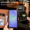 Wallet Case for Galaxy A36 - TPU+Leather/PU, Blue