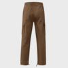 Men's Straight Casual Multi-Pocket Overalls for Spring and Autumn with Drawstring.
