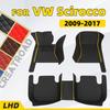 Car Floor Mats For Volkswagen VW Scirocco 2009 2010 2011 2012 2013 2014 2015 2016 2017  Carpet Cover Interior Accessories