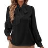 Women's Casual And Fashionable Color Long Sleeved Shirt Top Long Sleeved Shirt Top