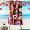 1 pièce La Serviette de Plage Amazing Digital Circus, Parfaite pour les Activités en Plein Air, Fournitures de Voyage d'Été Idéales, Comme Cadeau pour les Festivals