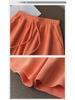 Women's Cotton Blend High-Waist Slimming Wide-Leg Casual Summer Shorts