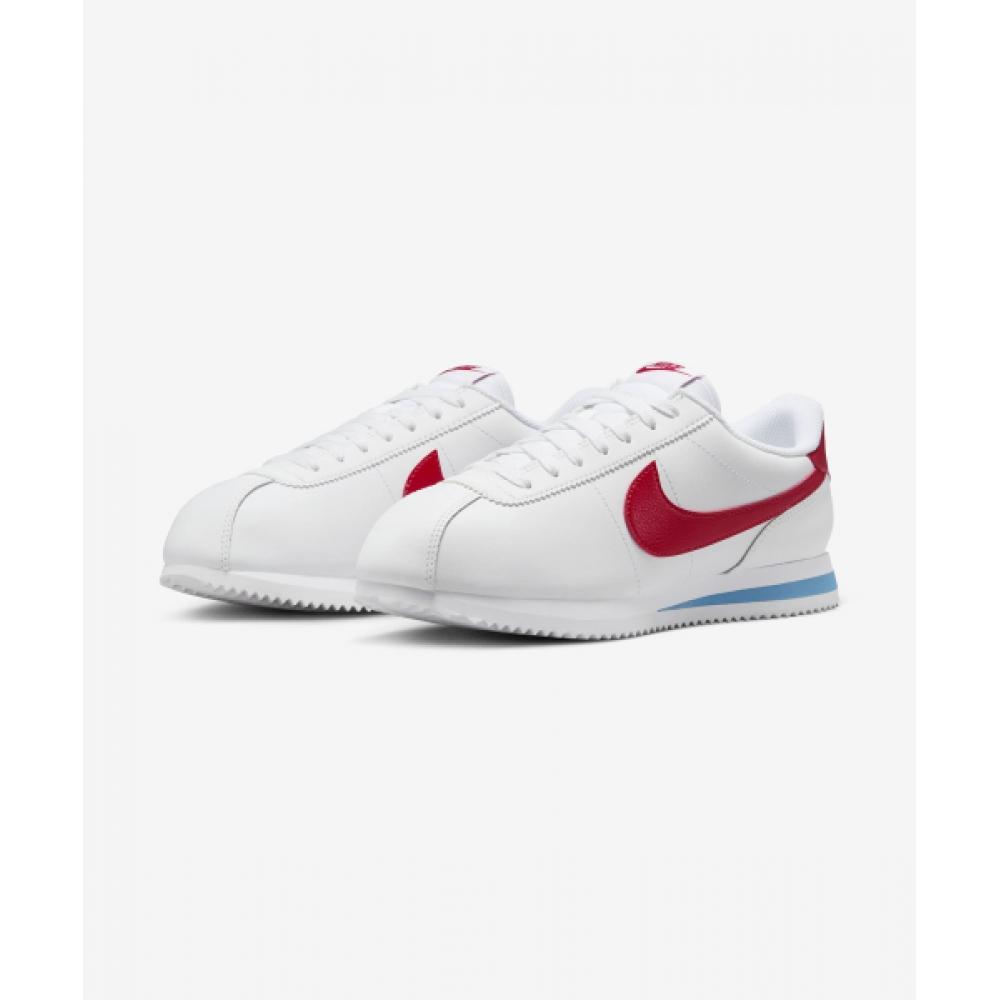 Nike Cortez Leather W   White  Varsity Blue  Varsity Red Dn1791 108