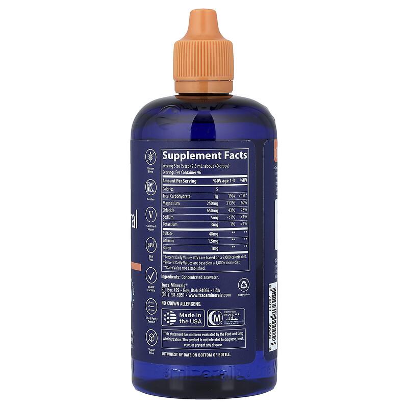 ConcenTrace®, Trace Mineral Drops, 8 Fl Oz (237 Ml)