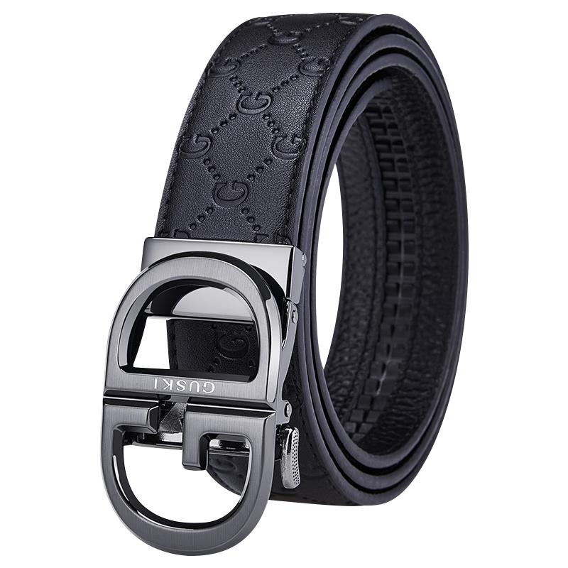 

Мужской ремень Gushi Flag из натуральной кожи с автоматической пряжкой 120cm (Adjustable)