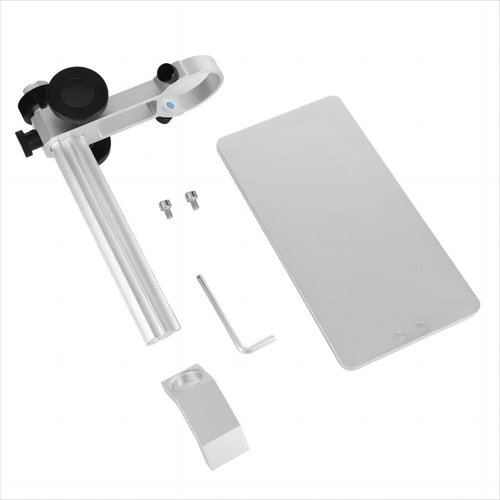 Aluminum Alloy Microscope Bracket, Metal Adjustable Bracket Accessories, High-Quality and Precise