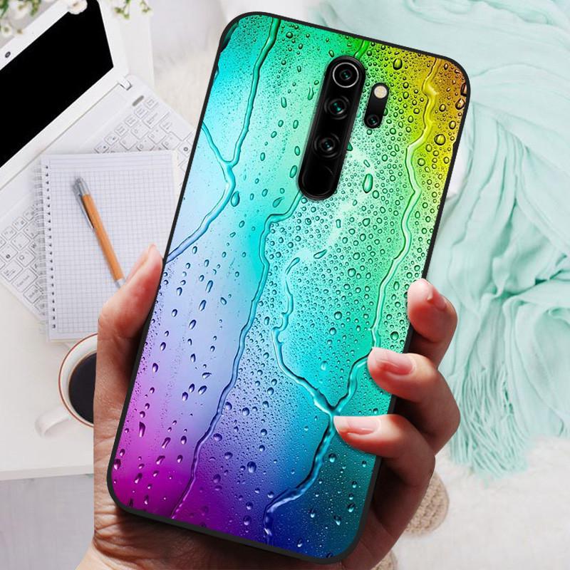 Phone Cover For Xiaomi Redmi Note 8 Pro Case Silicone Lovely Black Bumper Soft TPU Coque for Redmi Note8 Pro 8Pro Shells Fundas
