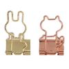 100pcs Binder Clips Strong Clamping Force Rust Resistant Metal Rabbit Binder Clips Cat Binder Clips for Office