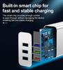 PD36W QC3.0 Mini 3 Ports Quick Charger Adapter US/EU/UK Plug for Home/Office