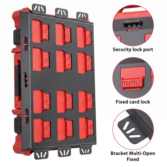 Mounting Plates for Milwaukee Toolboxes 2Pcs Packout 48-22-8486, Metal Base Toolboxes, 100 Plate Toolbox Lbs Load Capacity, Compatible with