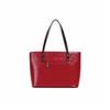 Women'S Large Capacity Red Tote Bag With Cute Panda Face Heart Cutouts Casual Outing Bridal Party Accessory Playful Design Fashion Handbag Lovers