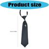 Generous Necktie No Tie Technology Adjustable Length Elegant Silk Component For work Attirement And Sophisticated casual Ensembles