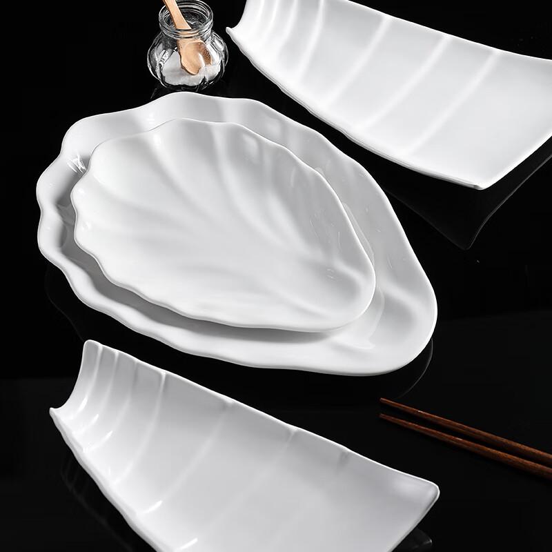 Xi Yao Melamine Plant Leaf Shaped Plate