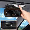 Multi-Purpose Car Glasses Box Portable Car Sunglasses Holder Car Driving Glasses Holder Eyeglass Case Sun Visor Storage Case