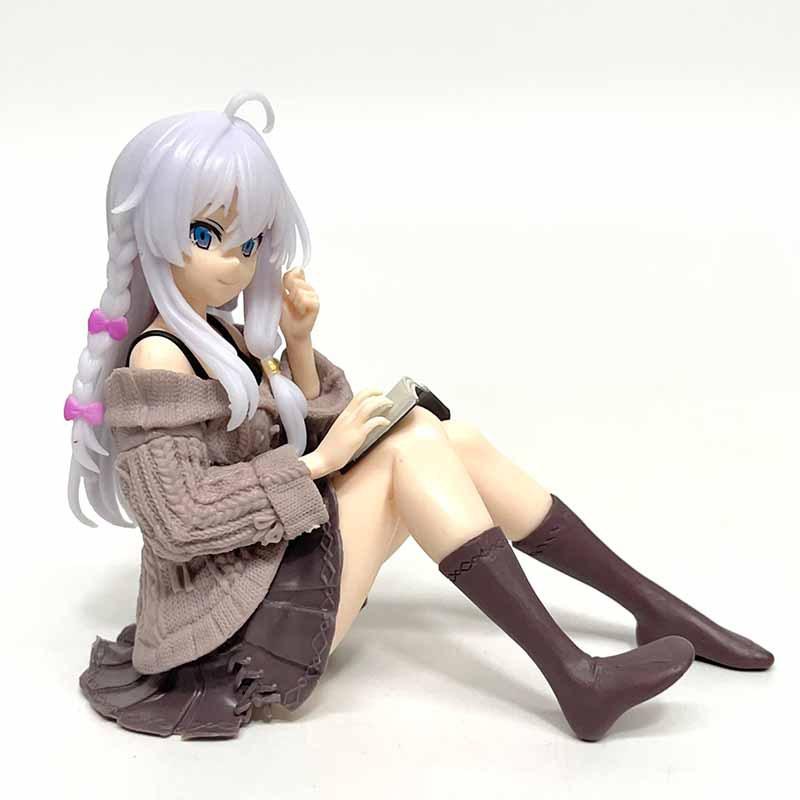 10Cm Wandering Witch Anime Figure Collection Toys The Journey Of Elaina Action Figure Pvc Model Doll Gift