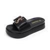 Fashion New Summer  Platform Women Slippers Design Slides Fashion Letters Open Toes Ladies Shoes Casual Slipper Indoor Non-slip Slippers